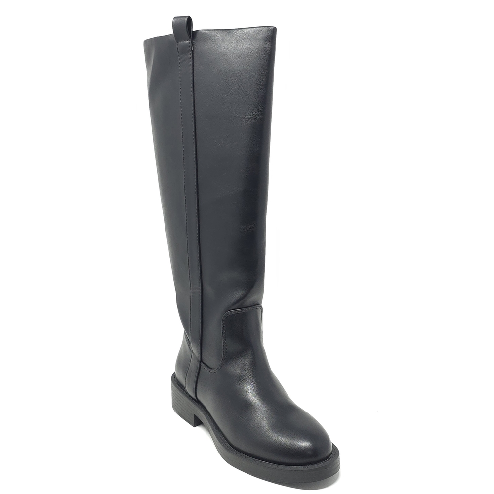 DV Dolce Vita Pennie Wide Calf Knee High Boots Black Faux Leather 5.5W - Picture 2 of 12